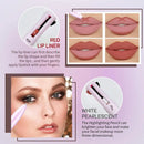 4 Em 1 Maquiagem Caneta Lápis Cosméticos Impermeável 4 Cor Multi-função Maquiagem Beleza Caneta para Eyeliner Brow Lip Liner Highlighter