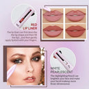 4 Em 1 Maquiagem Caneta Lápis Cosméticos Impermeável 4 Cor Multi-função Maquiagem Beleza Caneta para Eyeliner Brow Lip Liner Highlighter